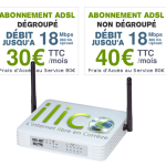 Lancement des offres Internet